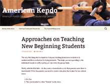 Tablet Screenshot of americankendo.com